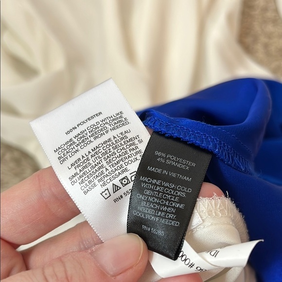 3 Item Polyester Career Blouse Shirt Bundle - J. Crew & Express - Sz Small / 2 - Picture 10 of 10